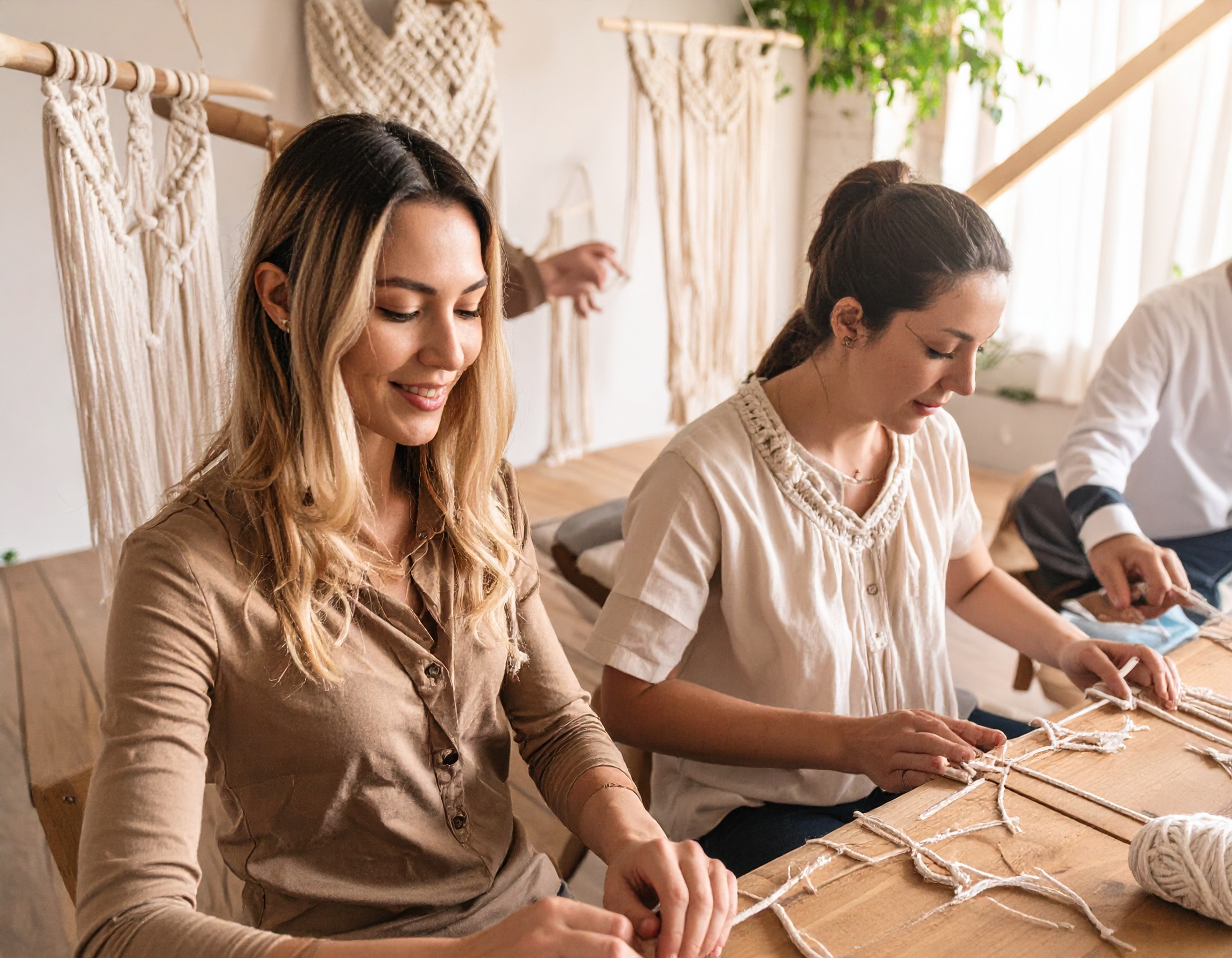 Atelier de macramé